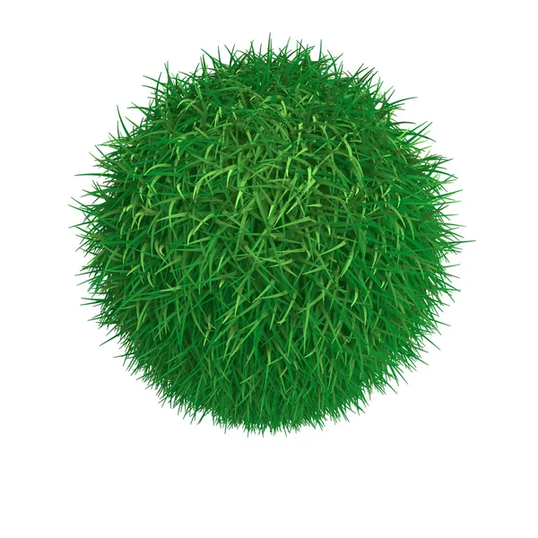 Сфера з зеленої трави — стокове фото