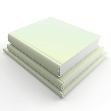 Kitaplar. 3D render