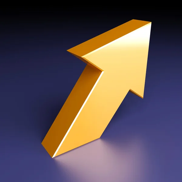 Bright arrow — Stock Photo, Image