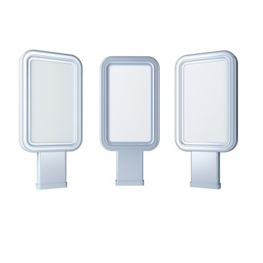 boş dikey reklam panoları