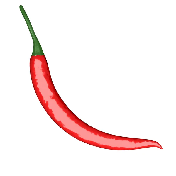 Röd het chilipeppar — Stockfoto