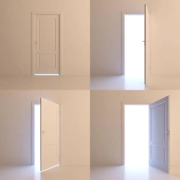 Tür wird geöffnet — Stockfoto