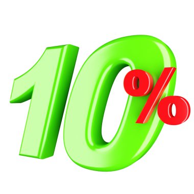 10 percent clipart