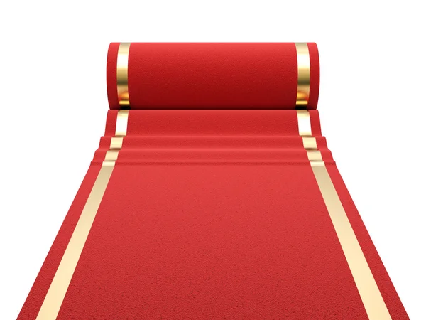 Kırmızı CARPET — Stok fotoğraf