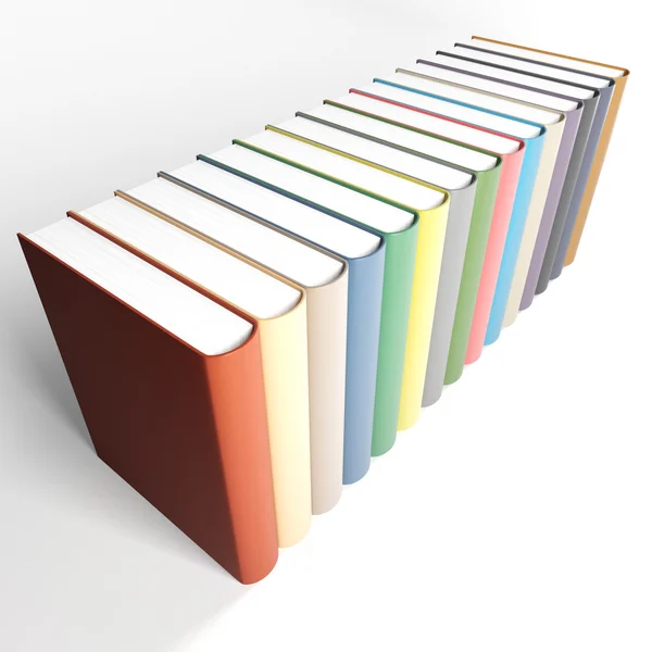 Coloured books — Stock Photo, Image