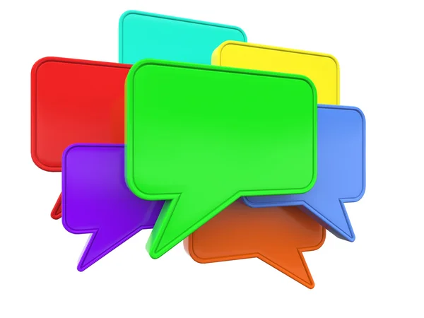 Speech bubbles — Stock Photo, Image