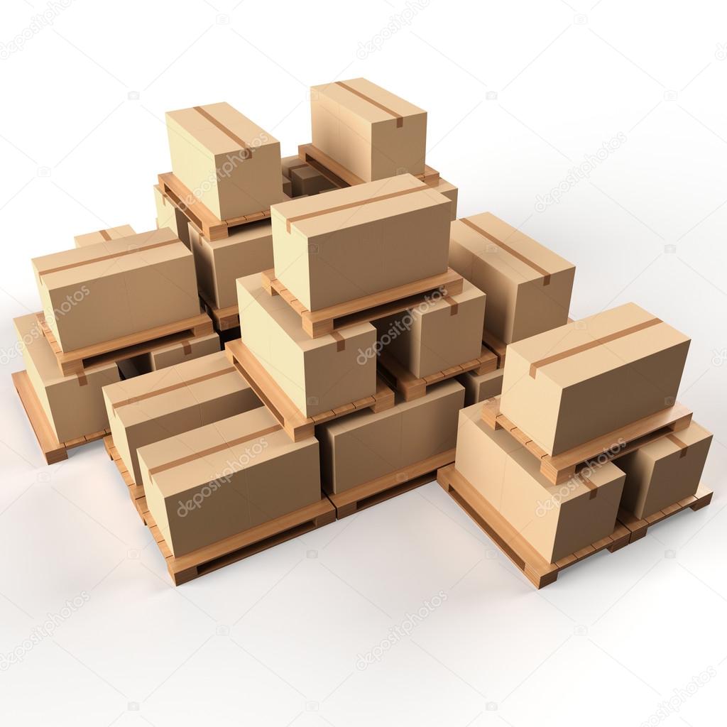 Cardboard boxes