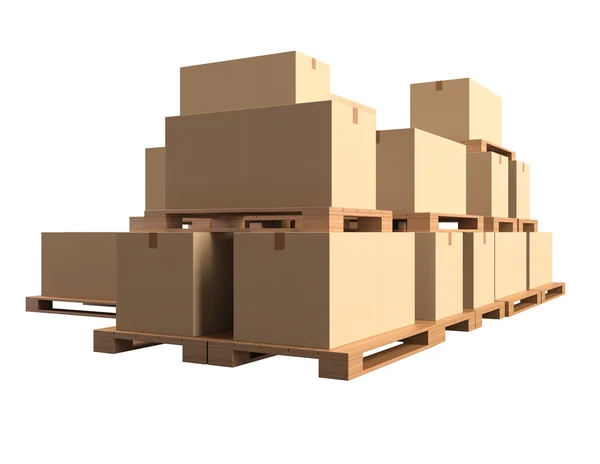 Cardboard boxes — Stock Photo, Image