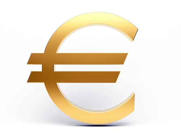 Symbol měny euro — Stock fotografie