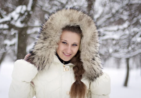 Girl in winter Stock Photo