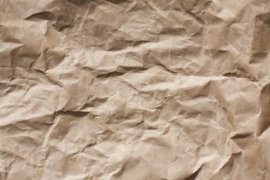 buruşuk kahverengi kağıt