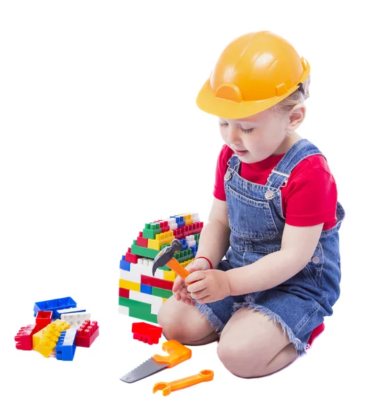 Enfant constructeur — Photo