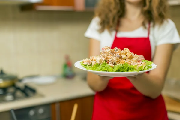 Plate of food — Stock Photo, Image