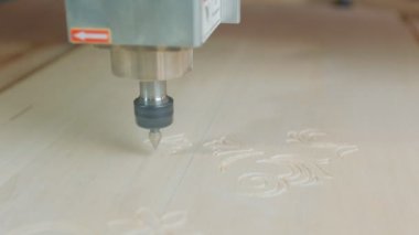 Bir makine kullanarak odun kesme kalıbı