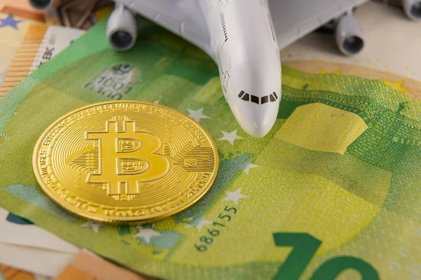 Bitcoin, euro ve uçak