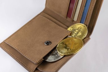 Cüzdandaki bitcoin paraları