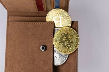 Cüzdandaki bitcoin paraları