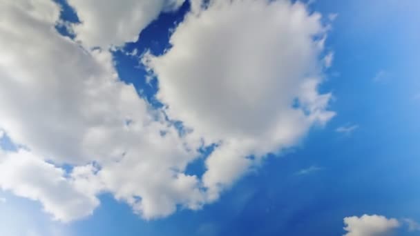 Niebo timelapse z chmurami — Wideo stockowe