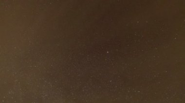 Yıldızlı gökyüzünün zaman aşımı