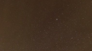 Yıldızlı gökyüzünün zaman aşımı