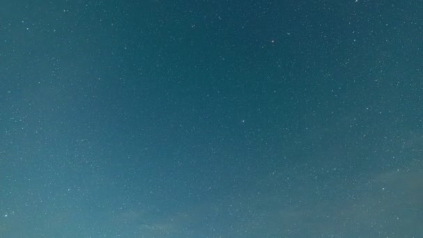 Time lapse of the starry sky — Vídeo de stock