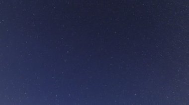 Gecenin zaman aşımına uğramış yıldızlı gökyüzü