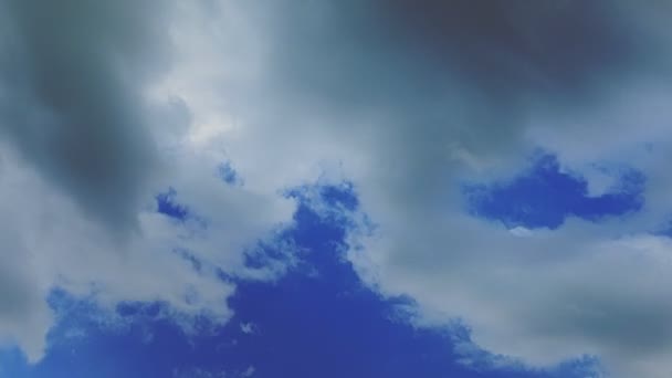 Błękitne Niebo Timelapse Chmurami — Wideo stockowe