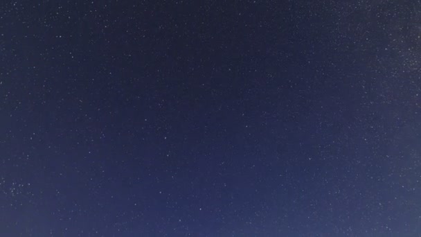 Time Lapse Del Cielo Stellato Notturno — Video Stock