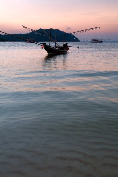 Fishing boat, decline, reflection, water — Stock Photo, Image