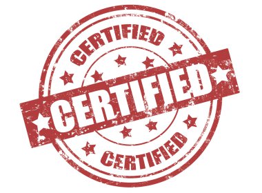 Sertifikalı damgası