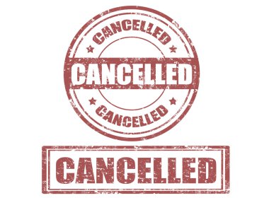 Cancelled stamp clipart