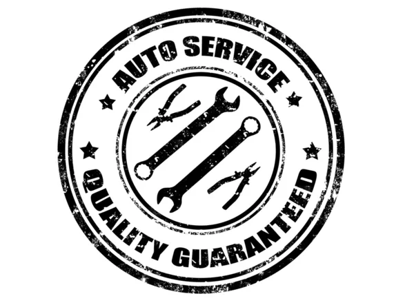 Auto service stamp — Stock Vector