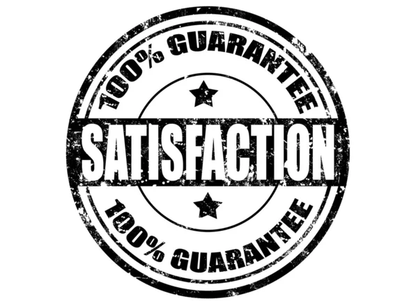 Timbre de satisfaction — Image vectorielle