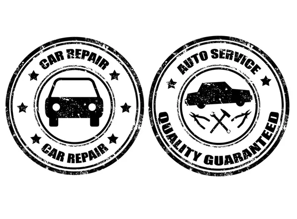 Auto service stamp — Stock Vector