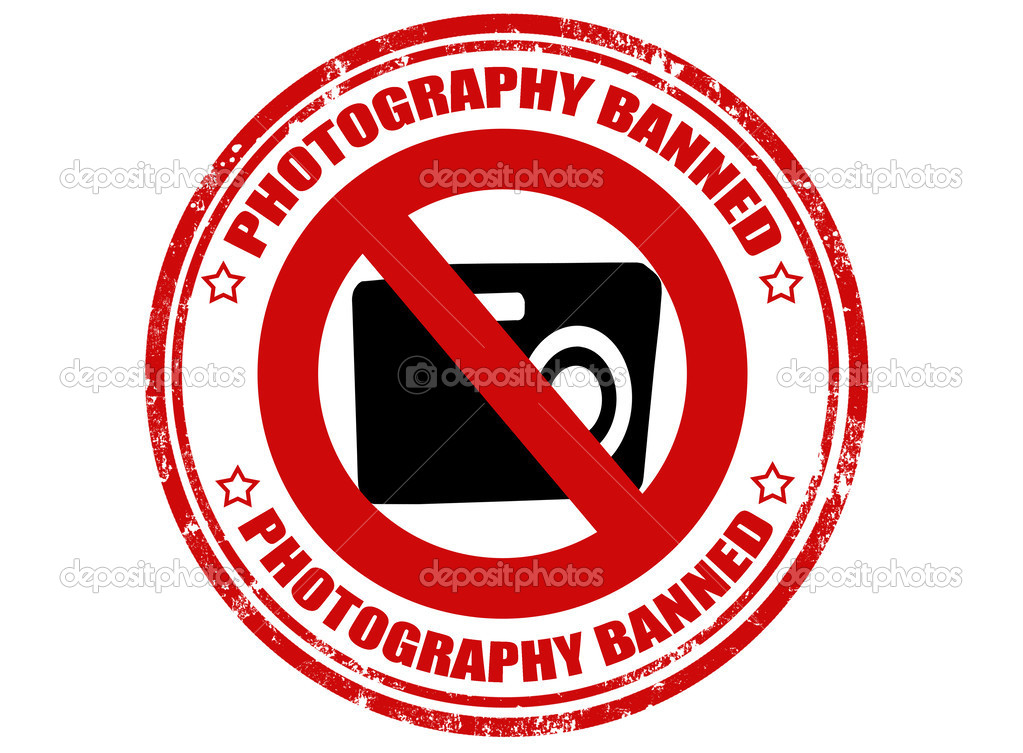Photography banned-stamp
