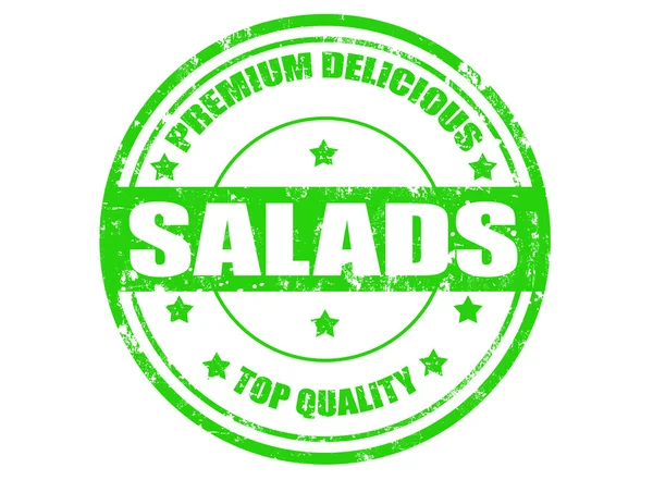 Carimbo de saladas — Vetor de Stock