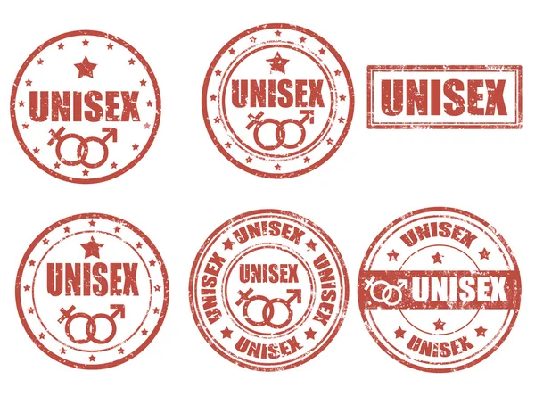 Unisex-bélyegek — Stock Vector
