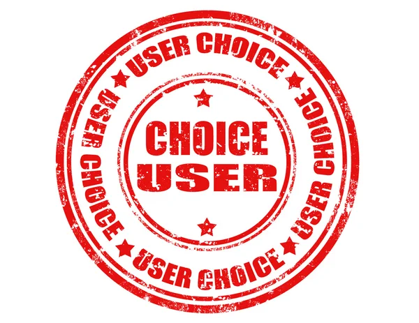 Keuze van de gebruiker — Stockvector