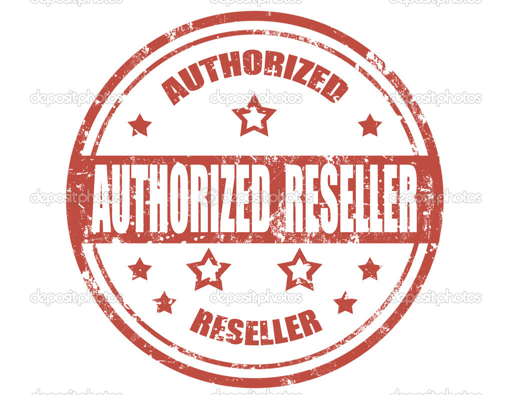 Authorized resellerstamp Stock Vector Image by ©carmen_dorin 27504011