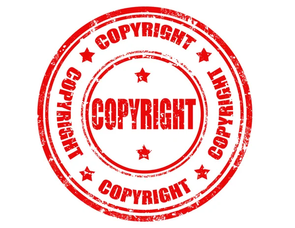 Cachet de droit d'auteur — Image vectorielle