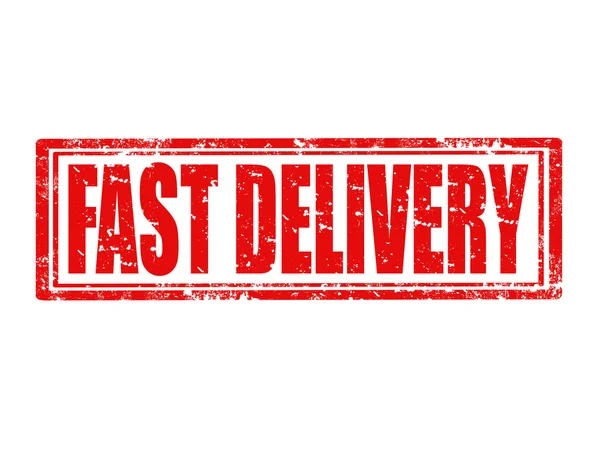 Fast delivery-stamp — Stock Vector