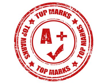 üst işaretleri damgası