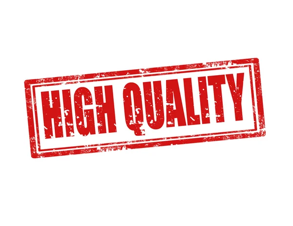 Υψηλής ποιότητας-σφραγίδα — Διανυσματικό Αρχείο