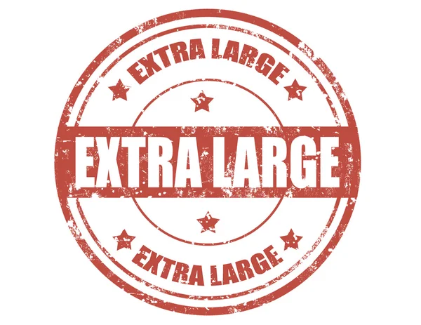 Extra large-stamp — Stock Vector