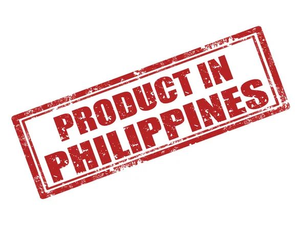 Produit en Philippines-timbre — Image vectorielle