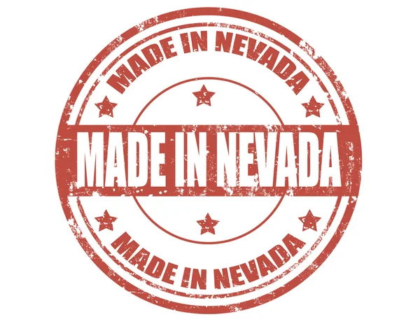 Hecho en Nevada-sello — Vector de stock