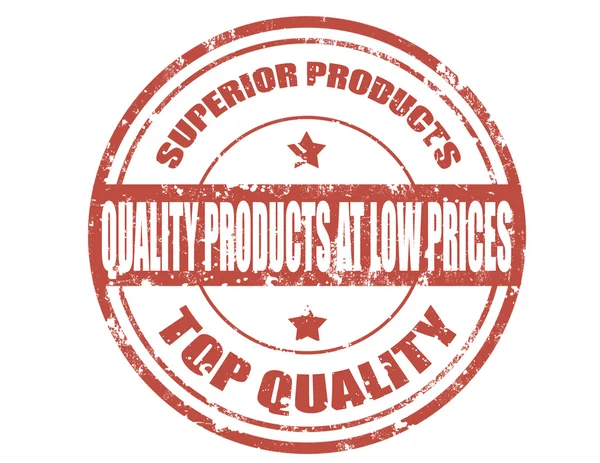 Productos de calidad-sello — Vector de stock
