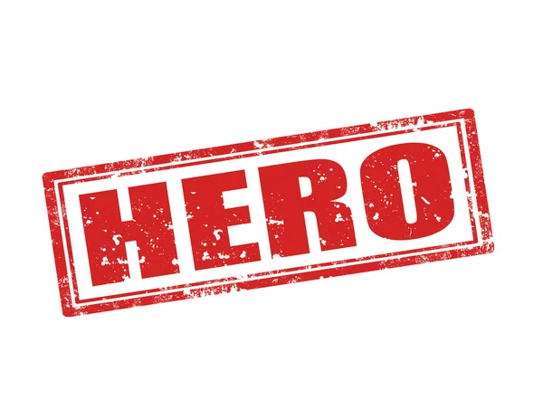 Hero-stamp — Stock Vector