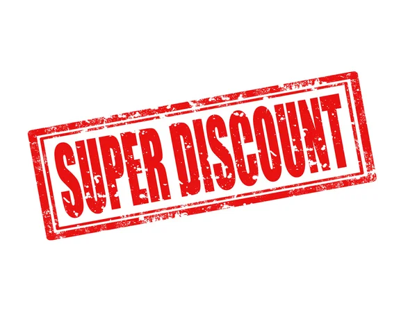 Super discount — Stock Vector