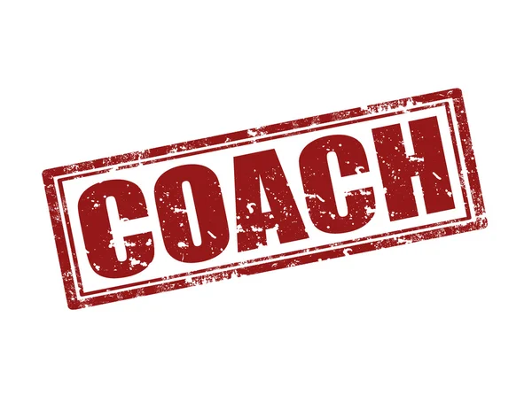 Coach-stämpel — Stock vektor